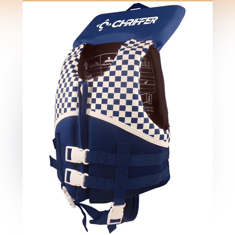 Chriffer Kids Swim Vest  Boys or Girls /Size: S (26-33 lbs)